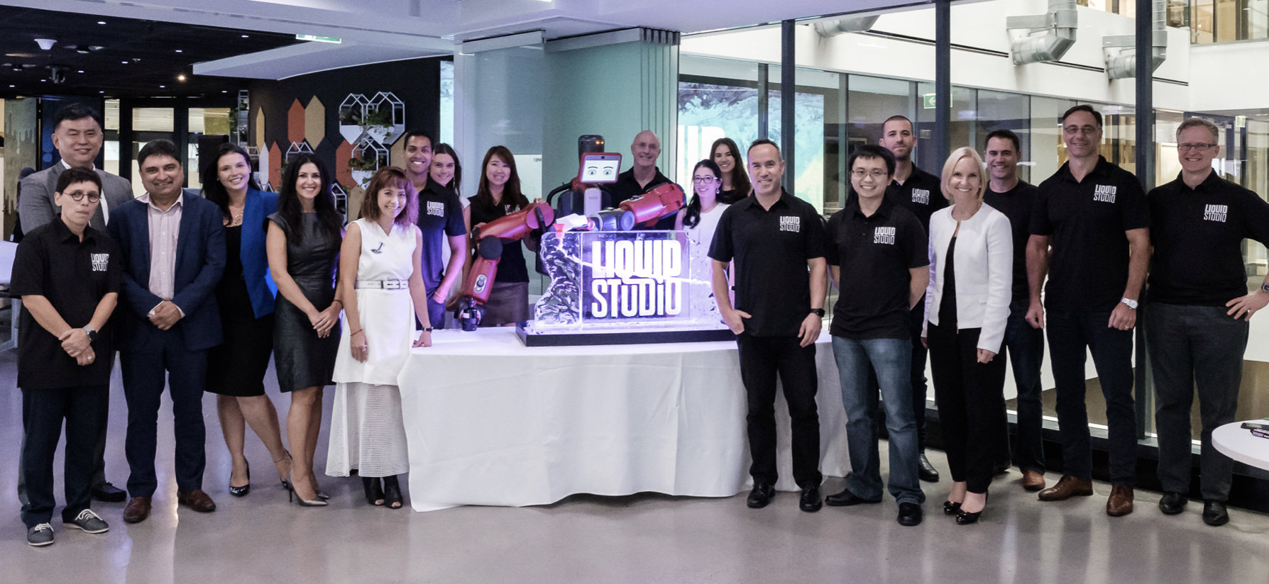 The Liquid Studio launch team.