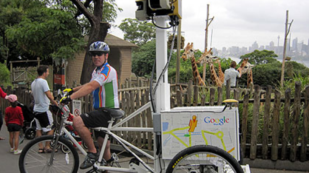 The Street View trike at Taronga Zoo.