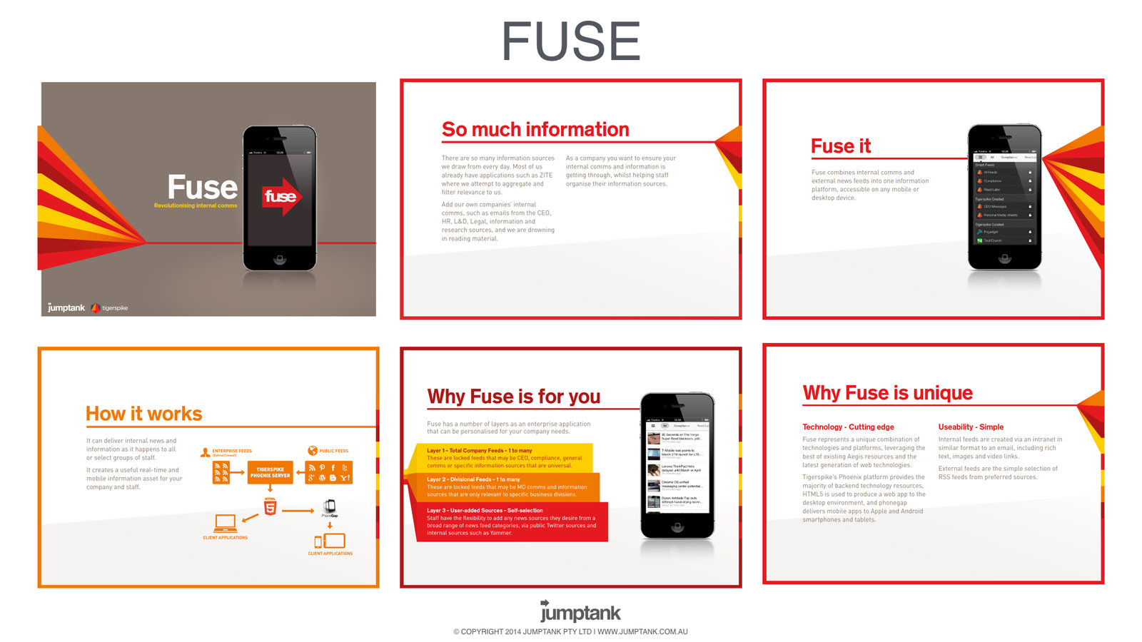 Fuse, Jumptank's internal communications app.