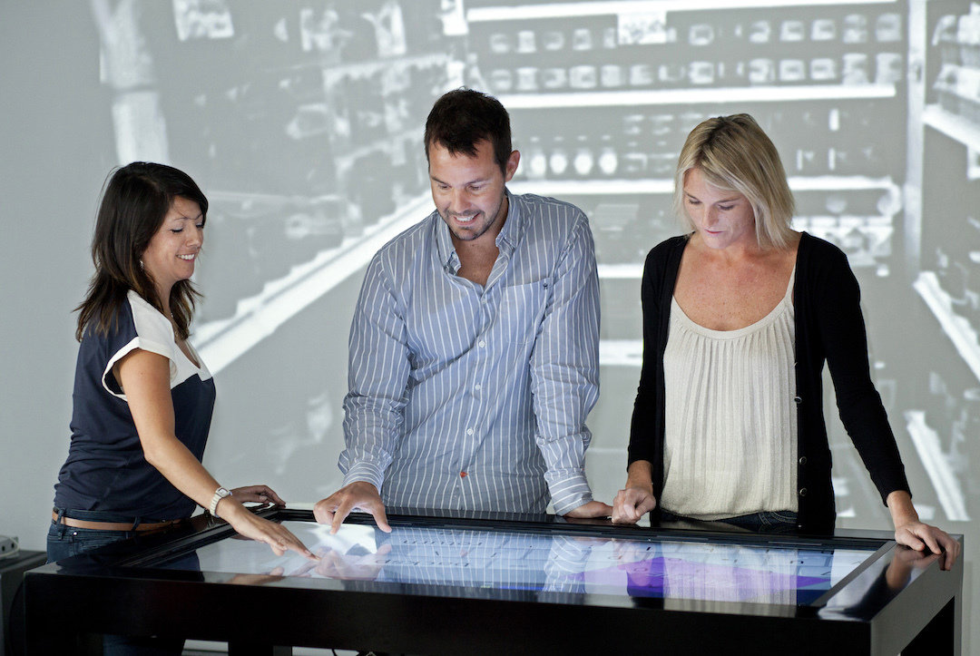 The 2910 interactive tech hub at Dentsu Aegis.