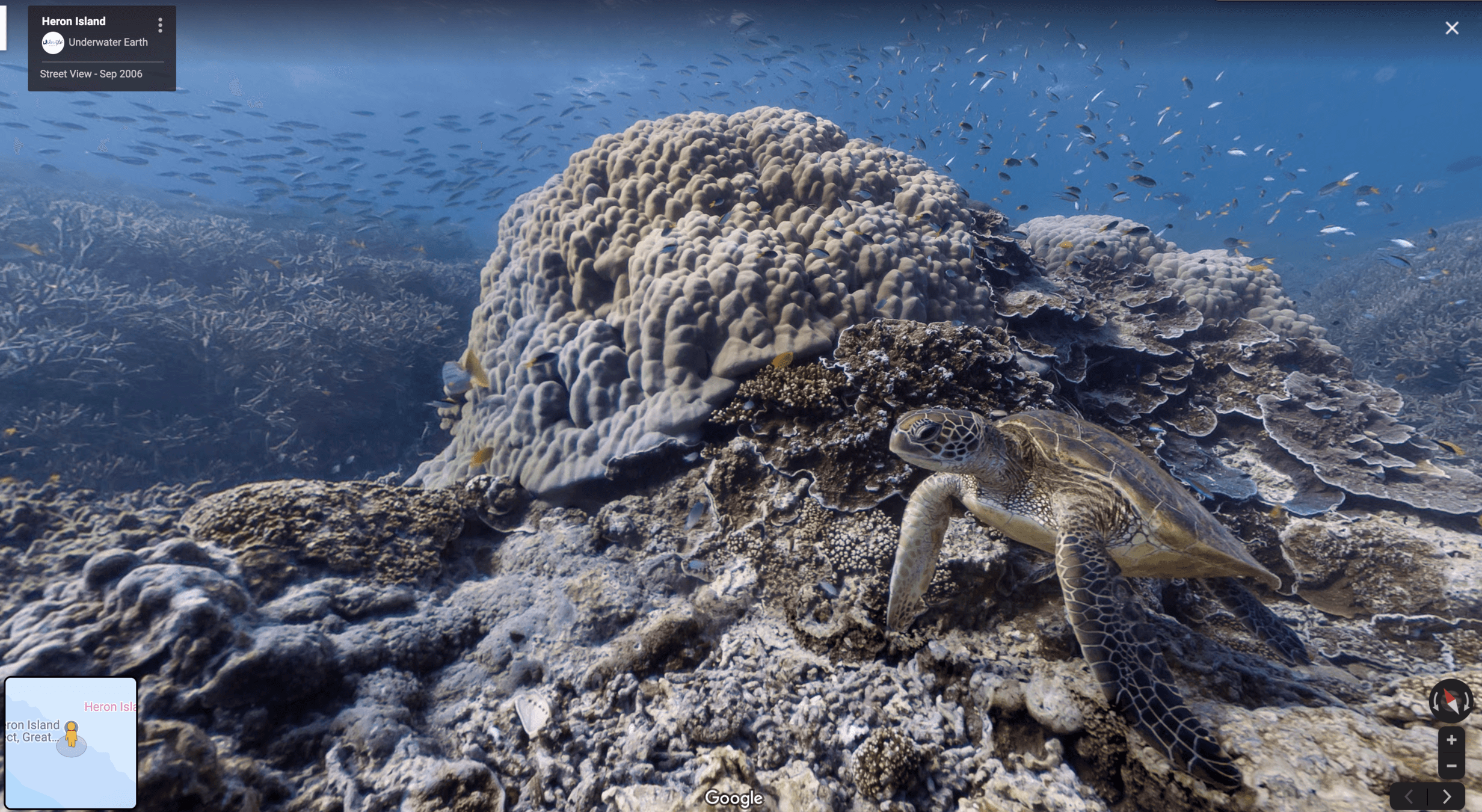 Underwater Street View